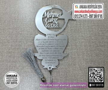 Ayyıldız ve Plakalı Dikiz Aynası Süsü