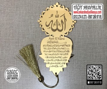 Arapça Dualı Dikiz Aynası Süsü