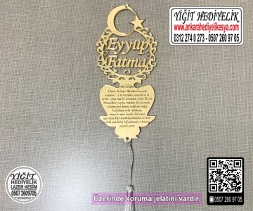 Ayyıldız Desenli Dikiz Aynası Süsü