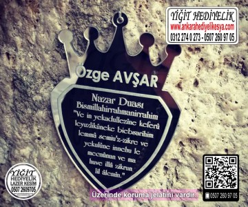 Taçlı Dikiz Aynası Süsü - 2