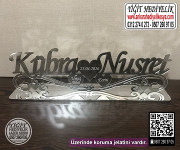 İsimlik Kalpli - 4 isimli