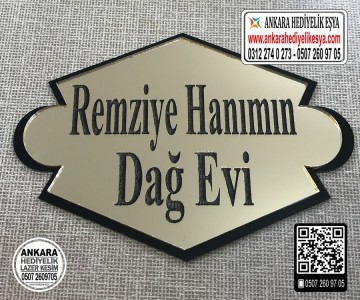 İsimli Kapı Yazısı