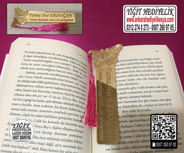Kelebekli Kitap Ayracı