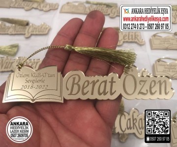 Öğretmenlere Özel Pleksi Kitap Ayracı - 5