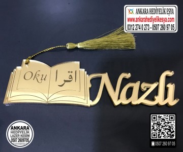 Arapça Oku Pleksi Kitap Ayracı