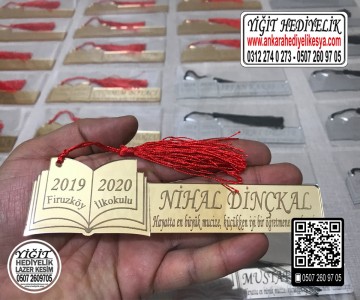 Öğretmenlere Özel Pleksi Kitap Ayracı