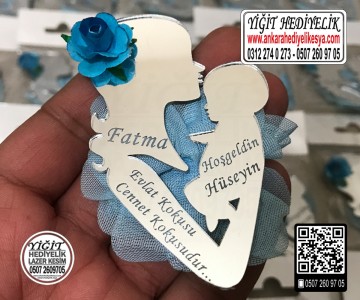 İsimli Anne ve Bebek Magnet