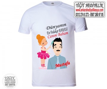 Babaya Özel - Tişört Baskı